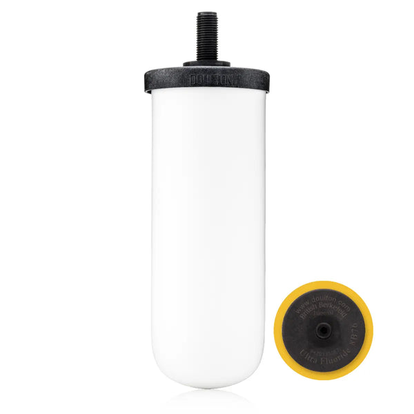 British Berkefeld Ultra Fluoride filterkaars van 7 inch met gele voet